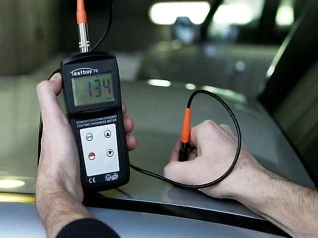 Измерение лакокрасочного покрытия авто